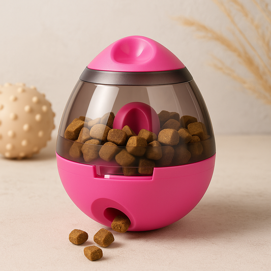 Balle distributrice de friandises pour chien et chat
