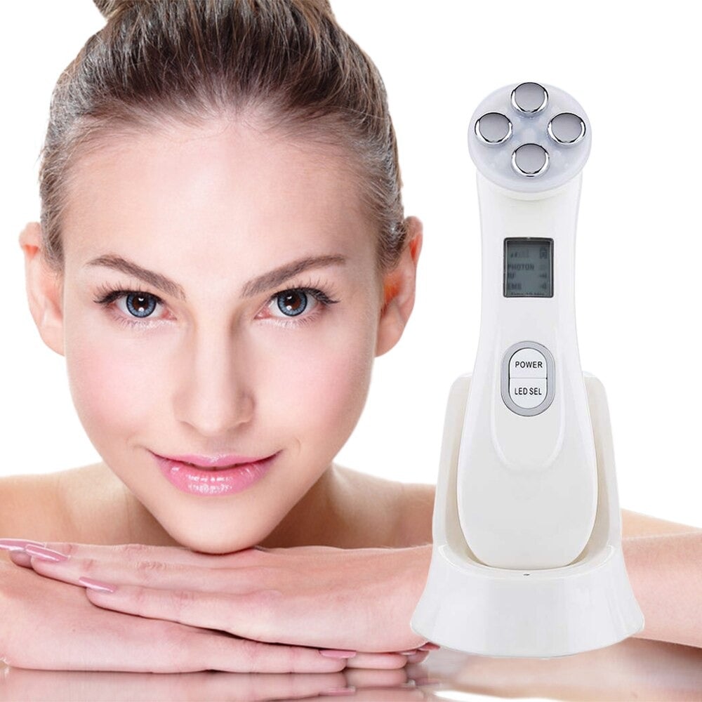 Appareil de massage visage 5-en-1 LED