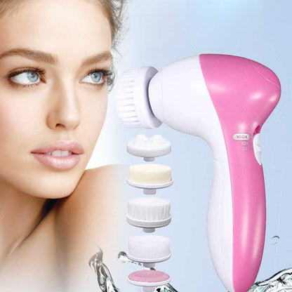 Brosse nettoyante visage électrique 5-en-1