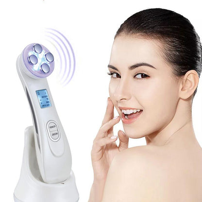 Appareil de massage visage 5-en-1 LED
