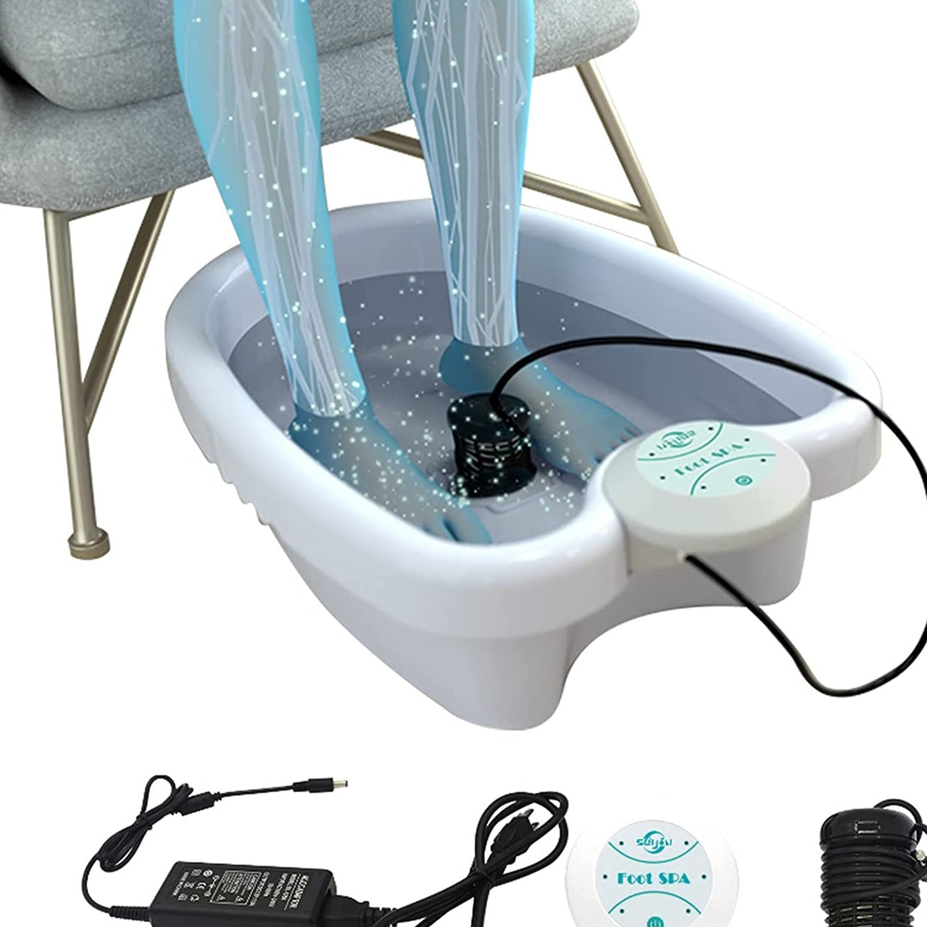 Bain de pieds ionique relaxant