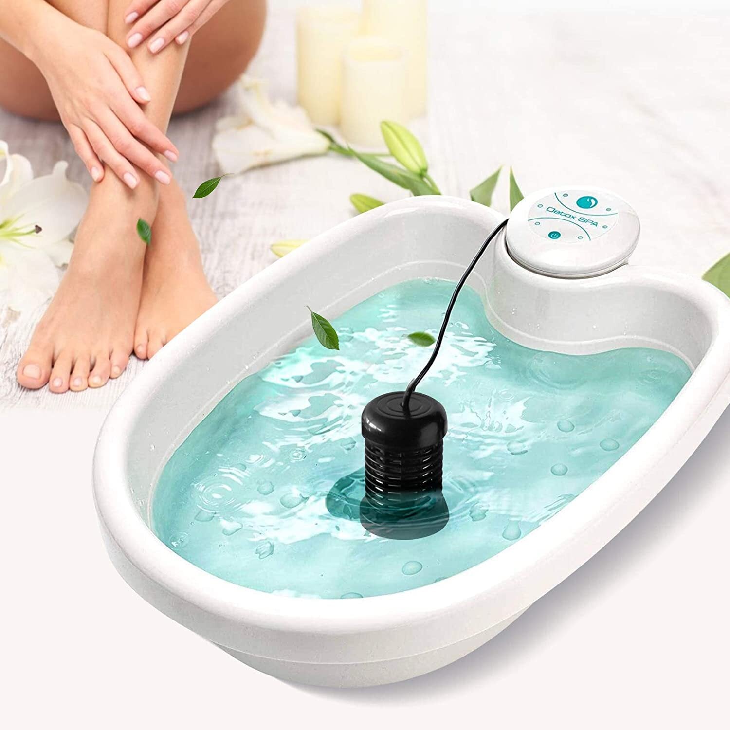 Bain de pieds ionique relaxant