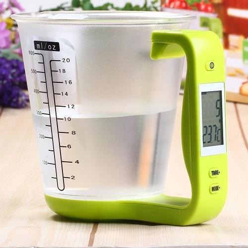 Verre doseur digital avec balance LCD