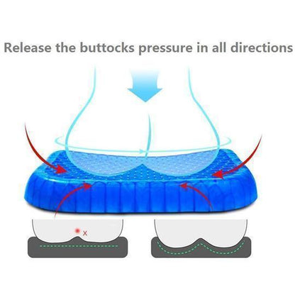 Coussin d'assise en gel respirant
