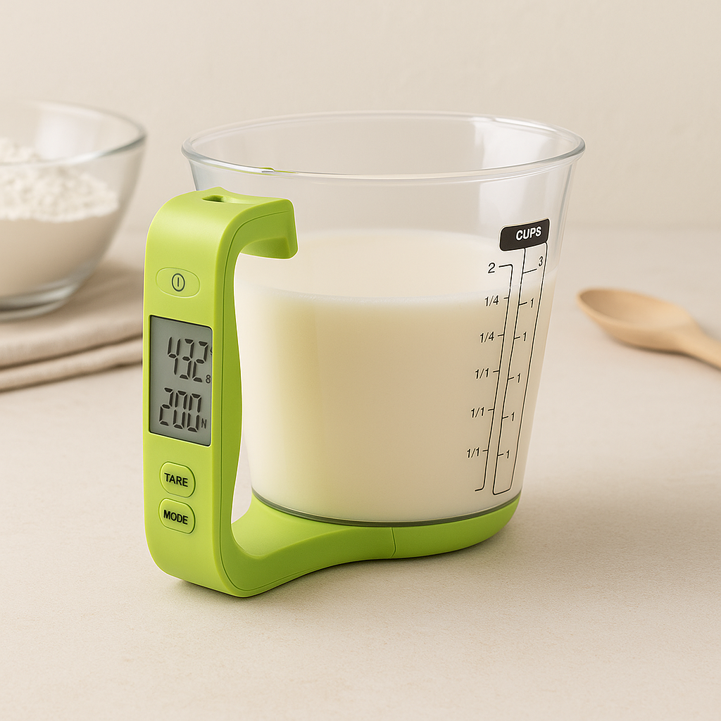Verre doseur digital avec balance LCD