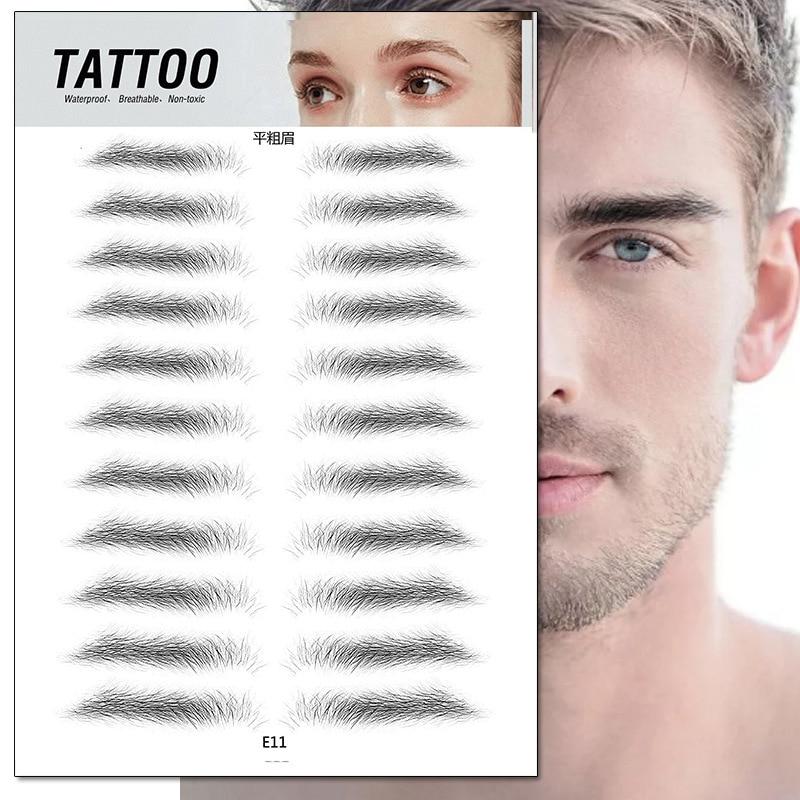 Stickers sourcils waterproof effet poil 4D